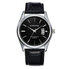 New Men's Single Calendar Waterproof Steel Band Watch