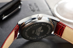 New Men's Single Calendar Waterproof Steel Band Watch