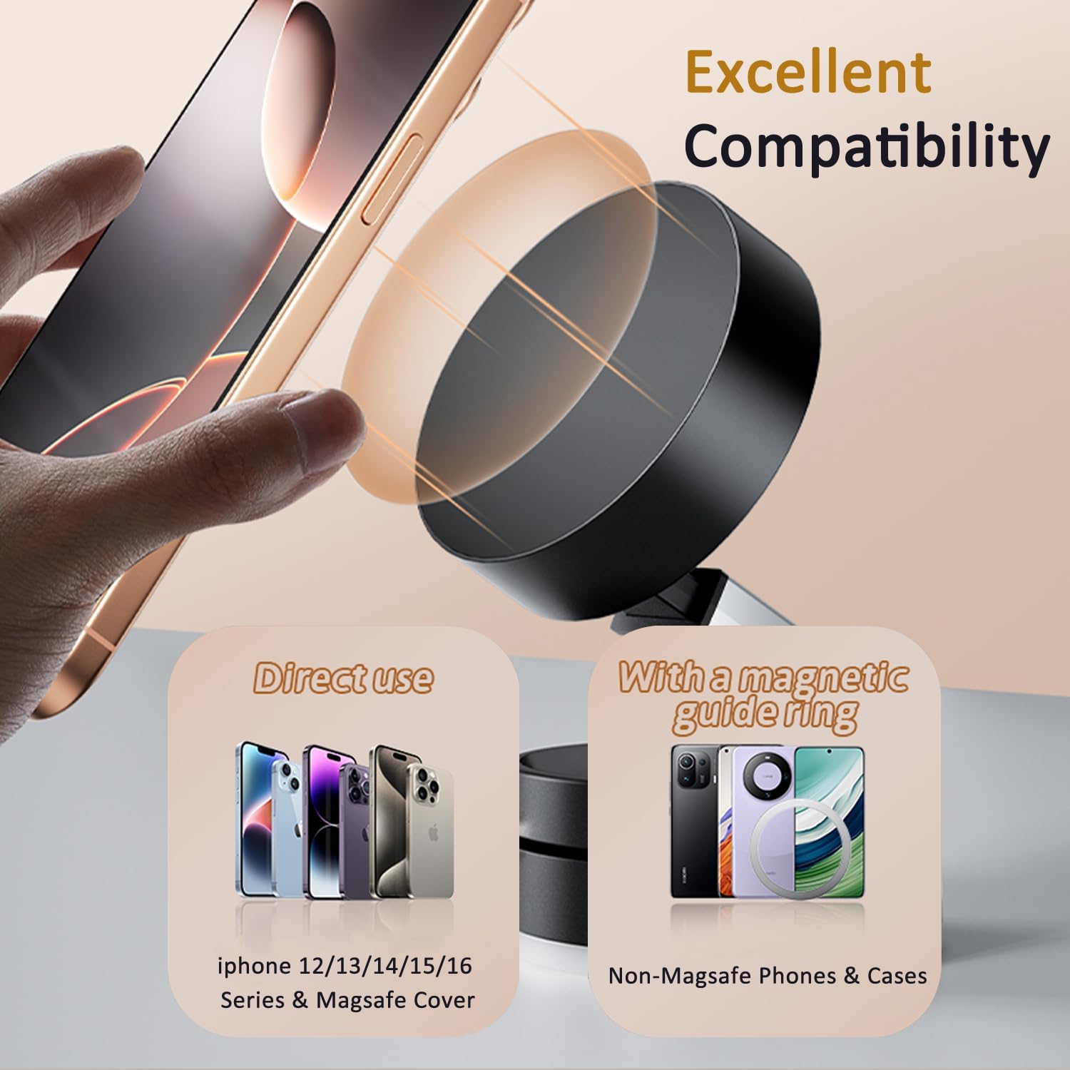Universal Mobile  Phone Holder & Best For Car Users  – Strong Suction