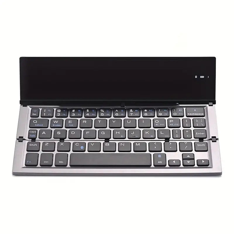 Mini portable bluetooth foldable keyboard silent rechargeable portable keypad for mobile phone tablet